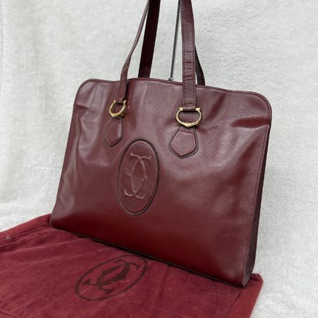 Cartier Les Must Vintage Leder Tasche – mit Staubbeutel