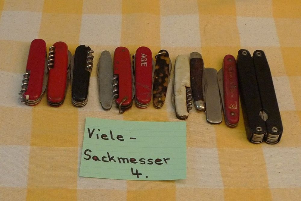 Coltelli tascabile: Viele-Sackmesser! 4. – Difettoso da Bern venduto da bn1640 2