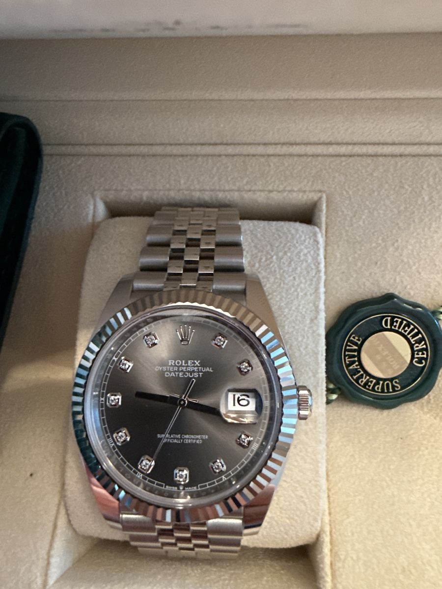Rolex Orologi: Rolex Datejust 41 Weissgold mit Diamanten – Usato da Dietikon venduto da fab_9k8y 2