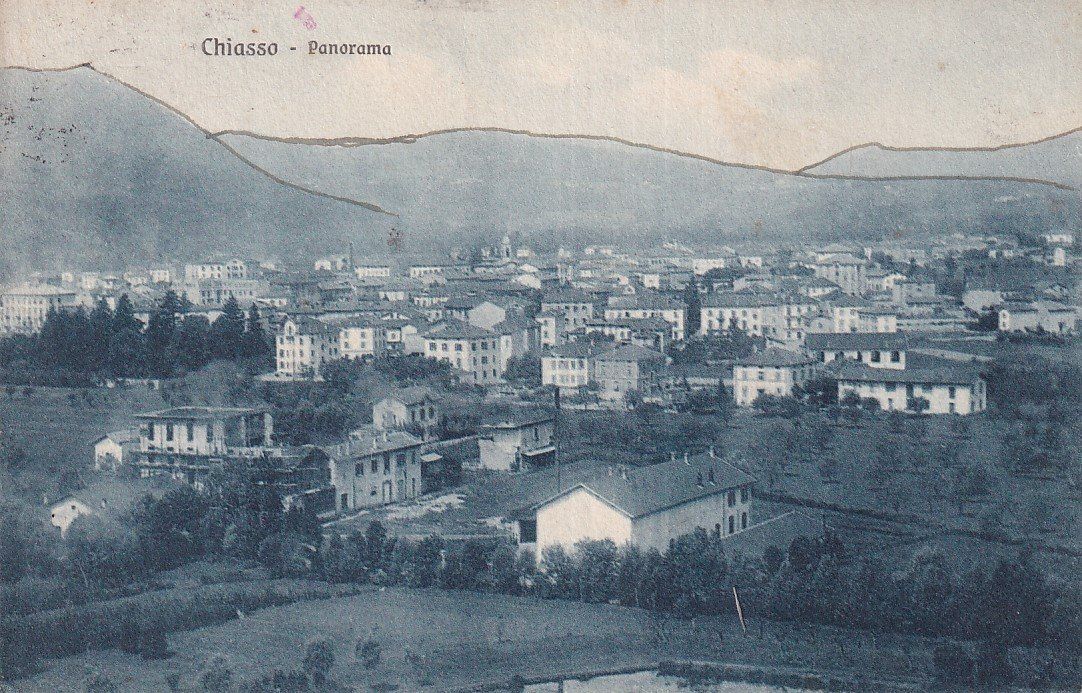 Cartoline postali: Chiasso   TI   -   Paanorama     um 1930 – Usato da Brig venduto da Valcards54