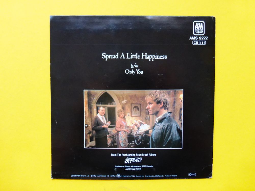 STING 7" SPREAD A LITTLE HAPPINESS Kaufen auf Ricardo