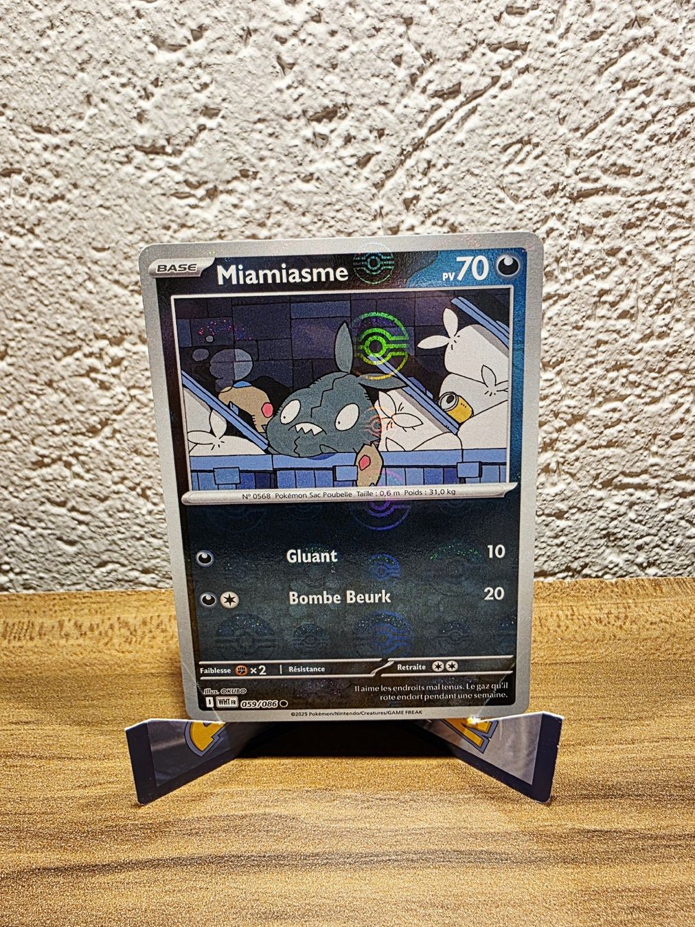 Pokémon Carte collezionabili: Miamiasme Pokeball Reverse 059/086 Flamme Blanche – Nuovo (secondo la descrizione) da Turin (Salins) venduto da Meeelll01