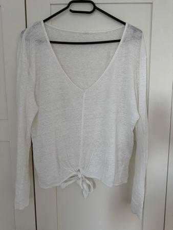 Damen Oberteil weiss Grösse M | leinenstyle