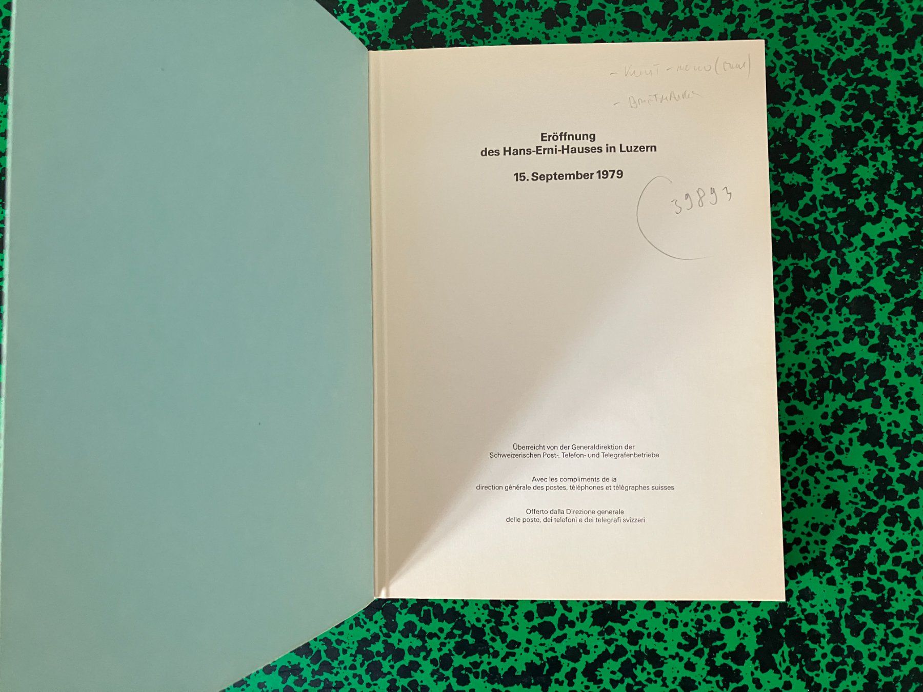 Bücher: Hans Erni 1979 – Neu (gemäss Beschreibung) aus Menzingen von Wlukas 5