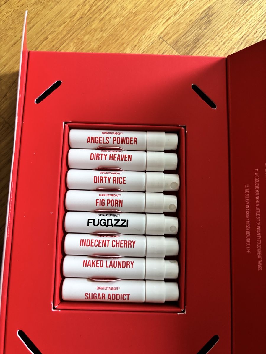 Profumi & Eau de Toilette: BORNTOTSTANDOUT Dirty & Sticky Discovery Set  – Usato da Zürich venduto da Thetimtam 1