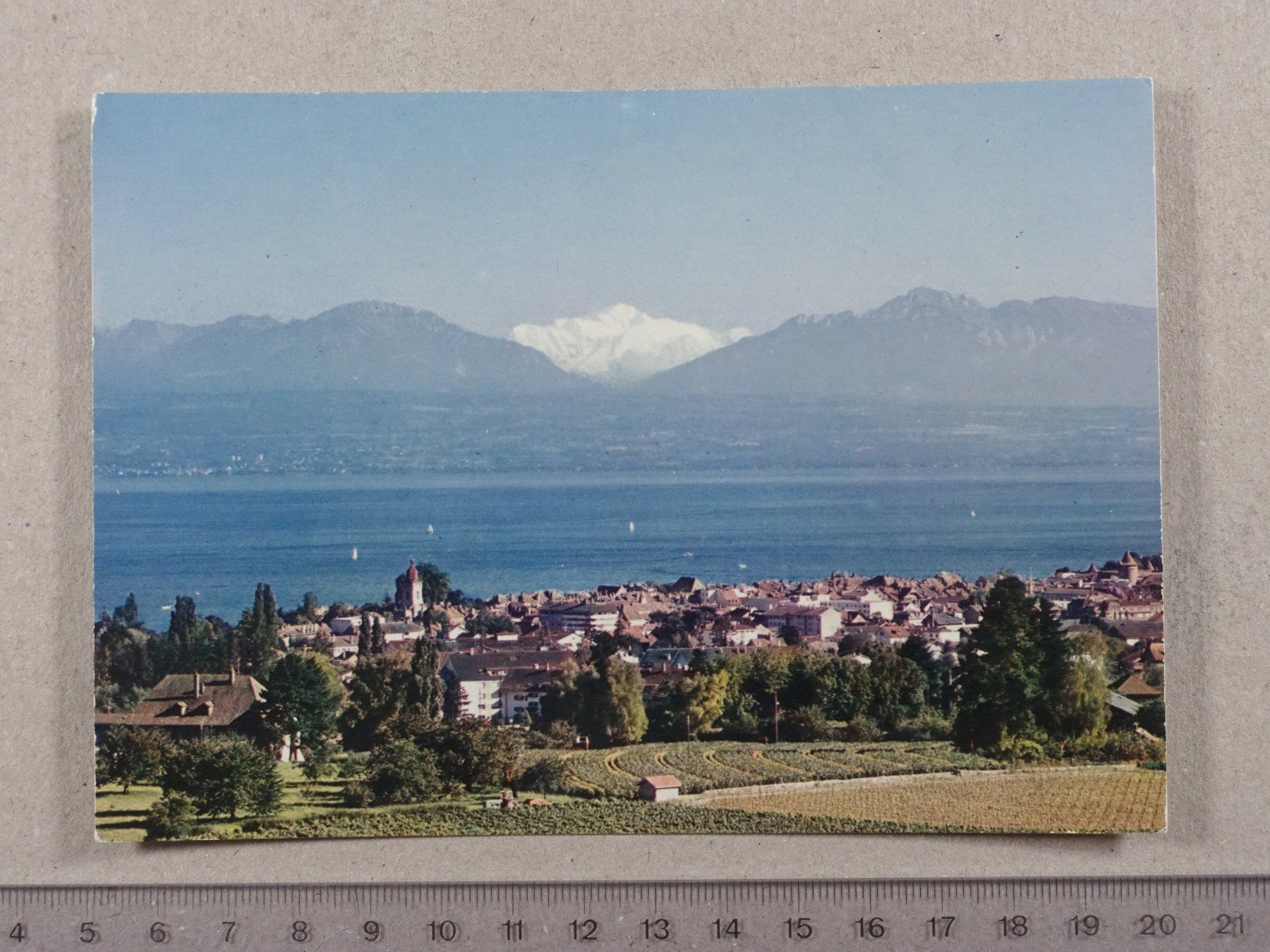 Ansichtskarten: Morges, 1977 – Gebraucht aus Lenzburg von fh1