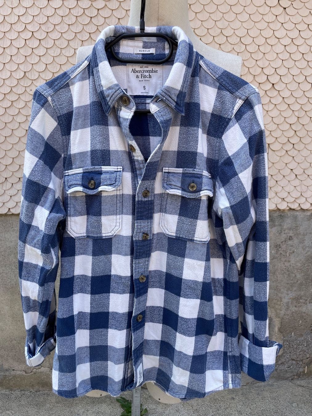 Abercrombie Camicie: ABERCOMBIE & FITCH Langarm Flanellhemd Gr. S – Usato da Frasnacht venduto da GracyStore