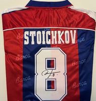 Maglia Barcellona Stoichkov autografata + COA