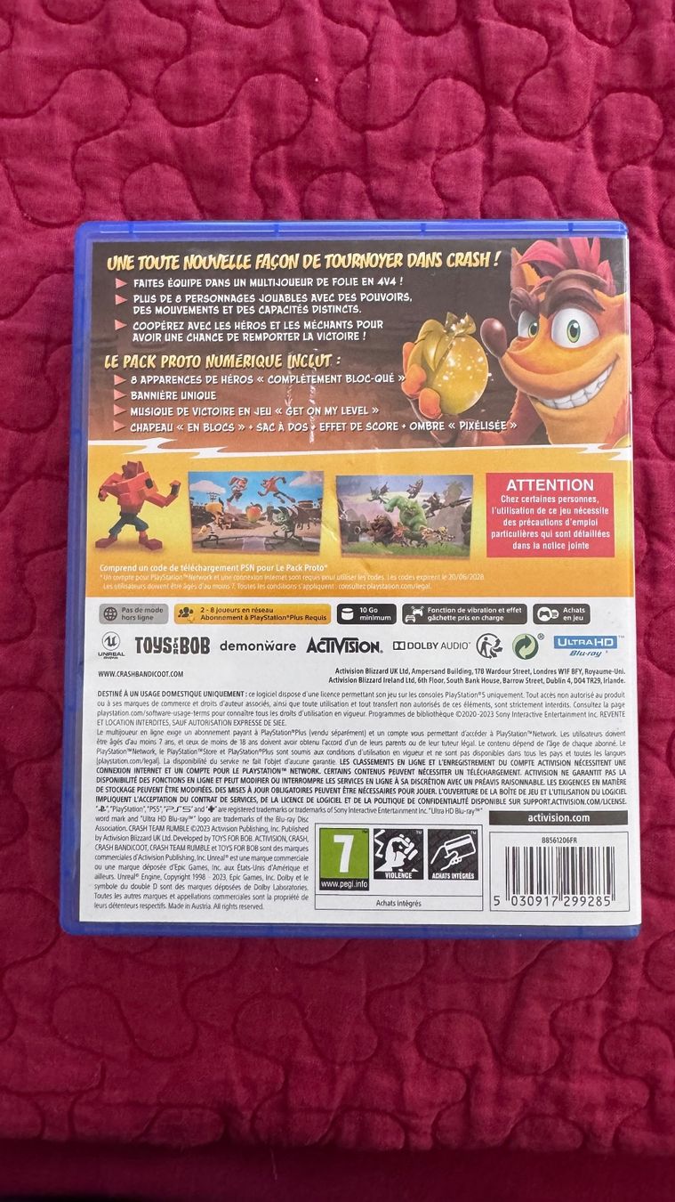 Sony Giochi: PS5 Crash Team Rumble Deluxe Edition Spiel – Usato da Birsfelden venduto da Berg41_7 1