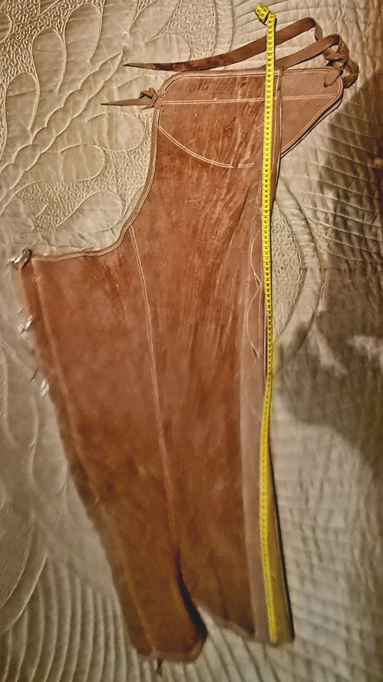 Hosen: Chaps Mexicain cuir souple et doux – Neu (gemäss Beschreibung) aus Basel von Cronchi1 4