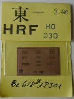 HRF 030 Messing-Beschriftungssatz für SBB Be 6/8III 13301