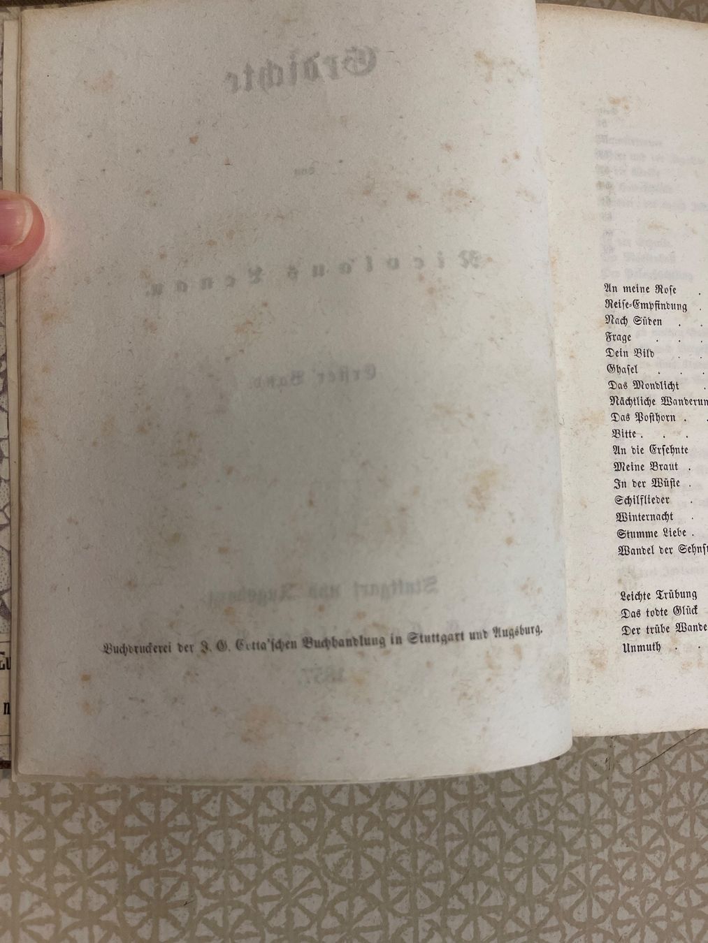 Libri: Buch - Gedichte von Nicolaus Lenau – Usato da Urnäsch venduto da pas_5r9c 5