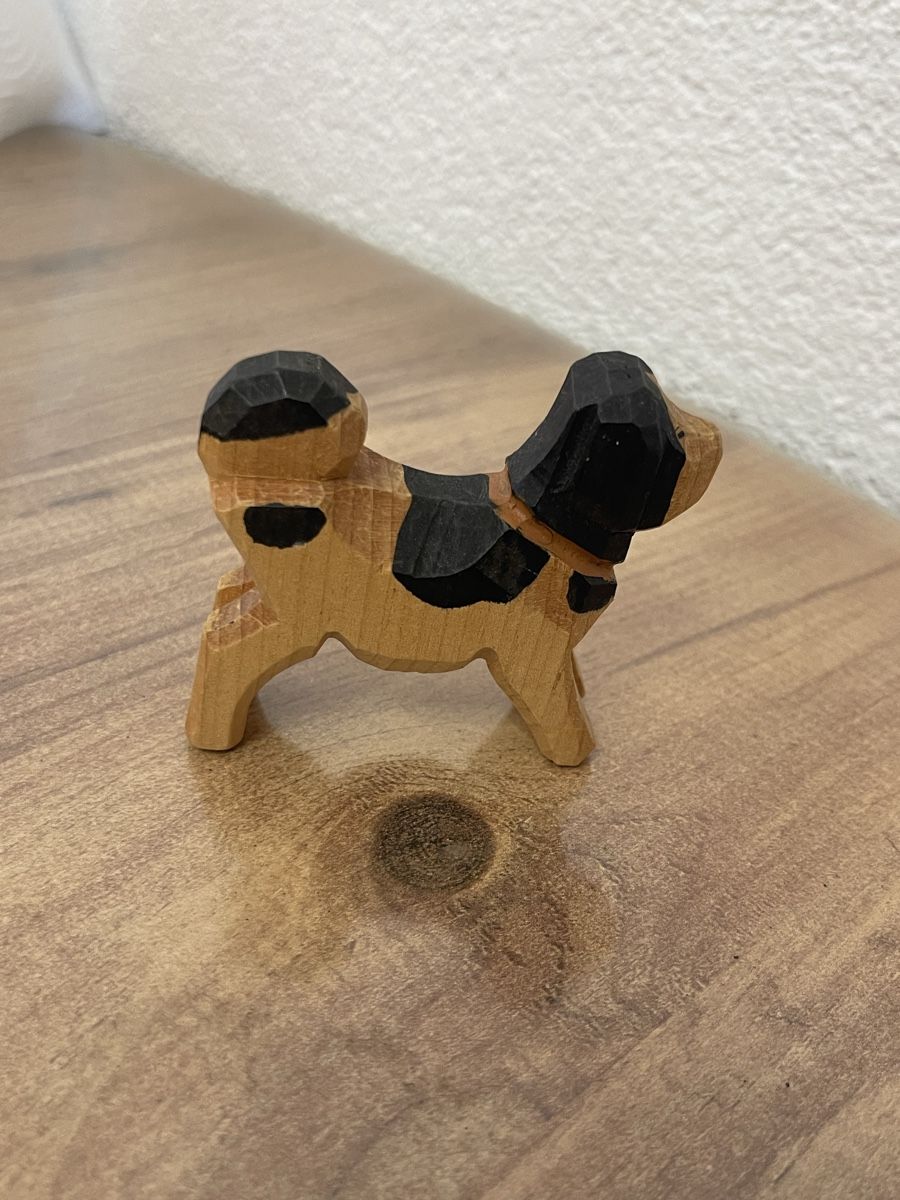 Figuren: Holzfigur Hund handgeschnitzt Grösse ca. 6cm – Gebraucht aus Schlieren von Norauro 6