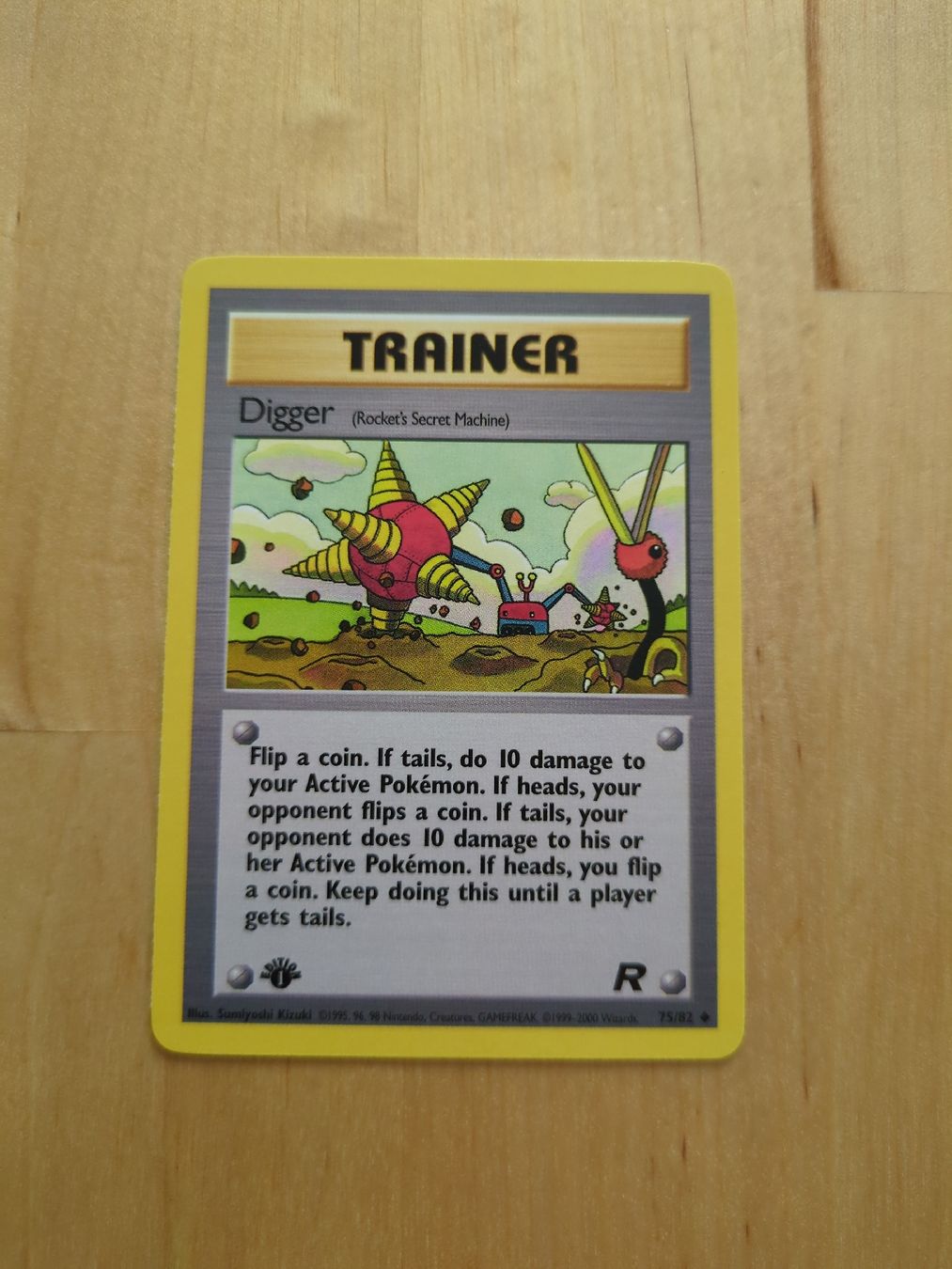Pokémon Carte collezionabili: Trainer Card Digger - Team Rocket Set 1st edition  English – Usato da Genève venduto da ims1