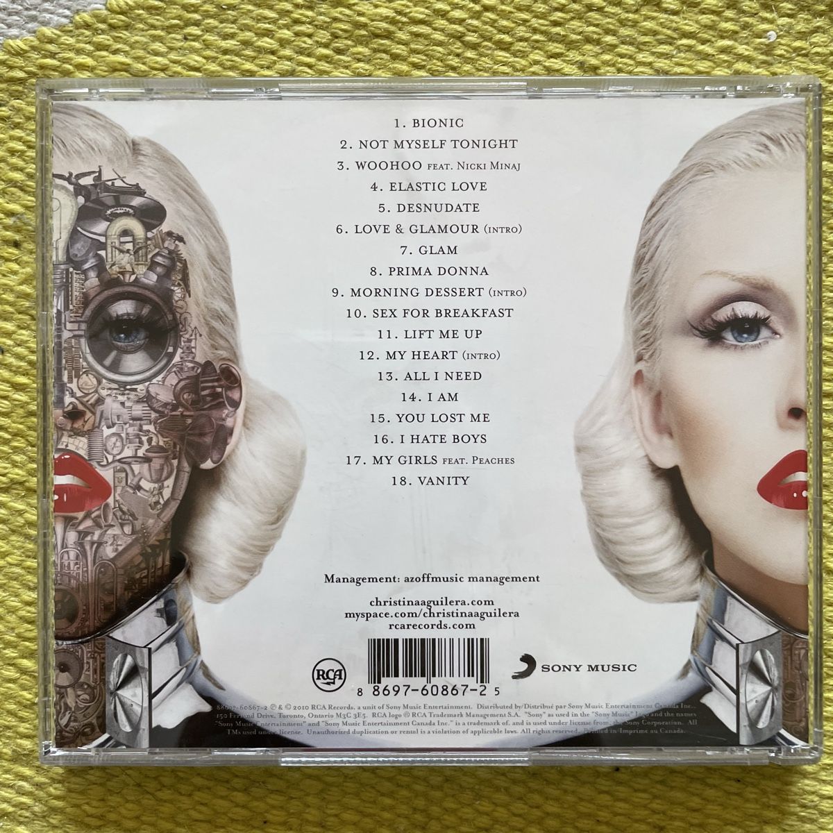 CDs: CHRISTINA AGUILERA-BI-ON-IC – Gebraucht aus Rorschacherberg von CD-Roli 1