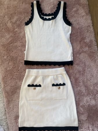 2-Teiler Top Rock ELSA.M by may Weiss Grösse S NEU