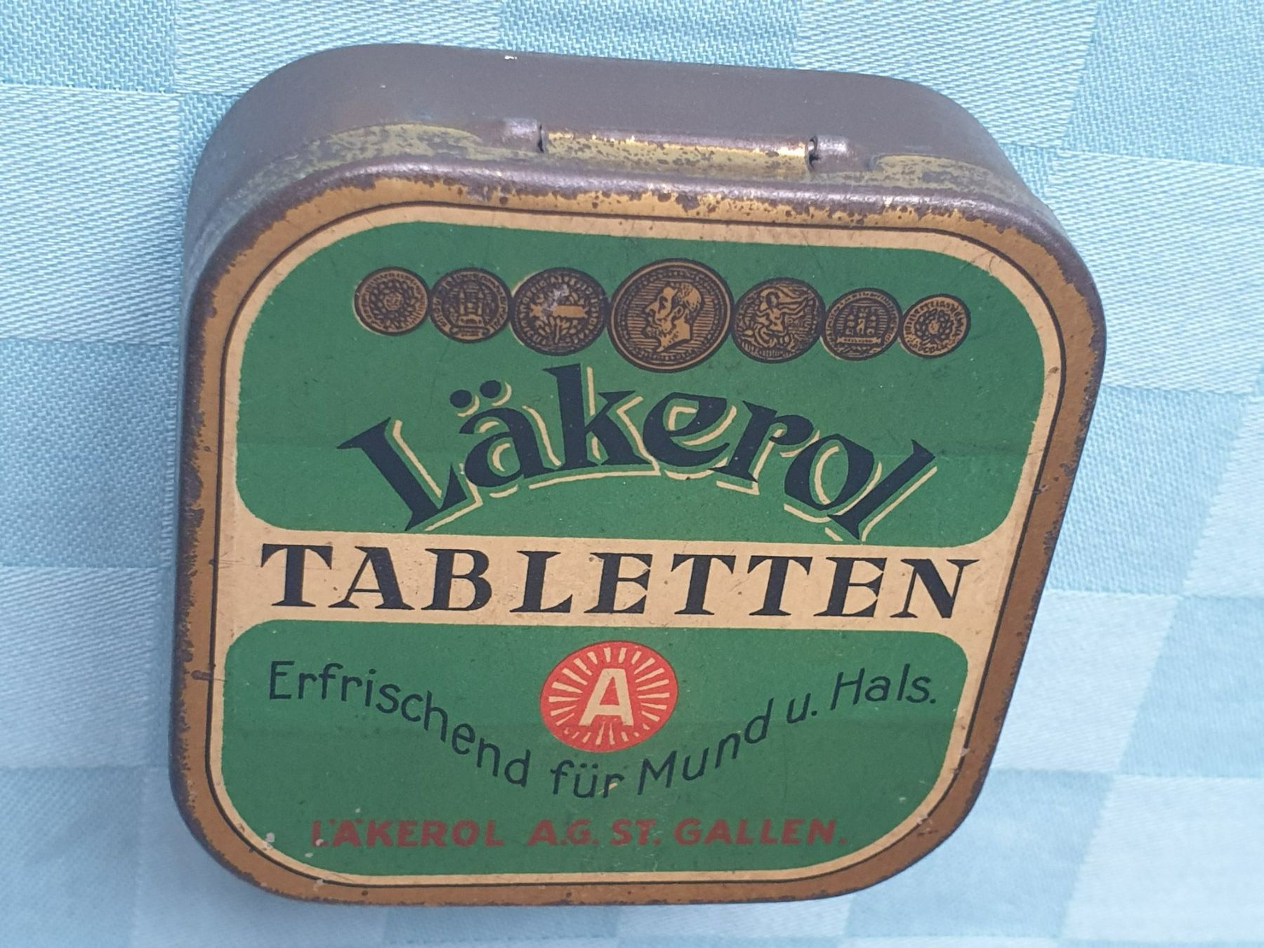 Dosen: alte Blech Dose Läkerol TABLETTEN ST.GALLEN – Gebraucht aus Mörschwil von spirspi 3