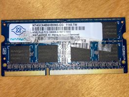 Nanya  4GBDDR3 Laptop Speicher SDRAM