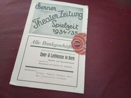 BERNER THEATER-ZEITUNG 1934/35