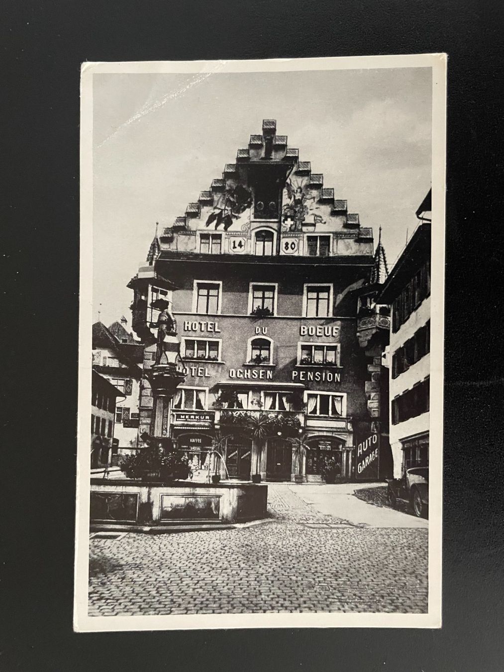 Cartoline postali: AK ZG Hotel Ochsen Zug – Usato da Thal venduto da Danny82