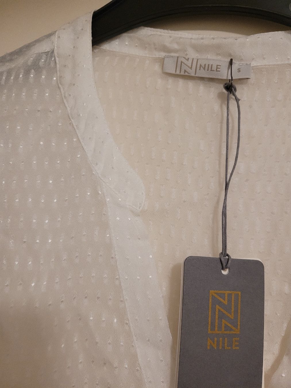 Nile Camicette: nile bluse, neu, weiss, gr.S – Nuovo e nell'imballaggio originale da Luzern venduto da Ami-be 1