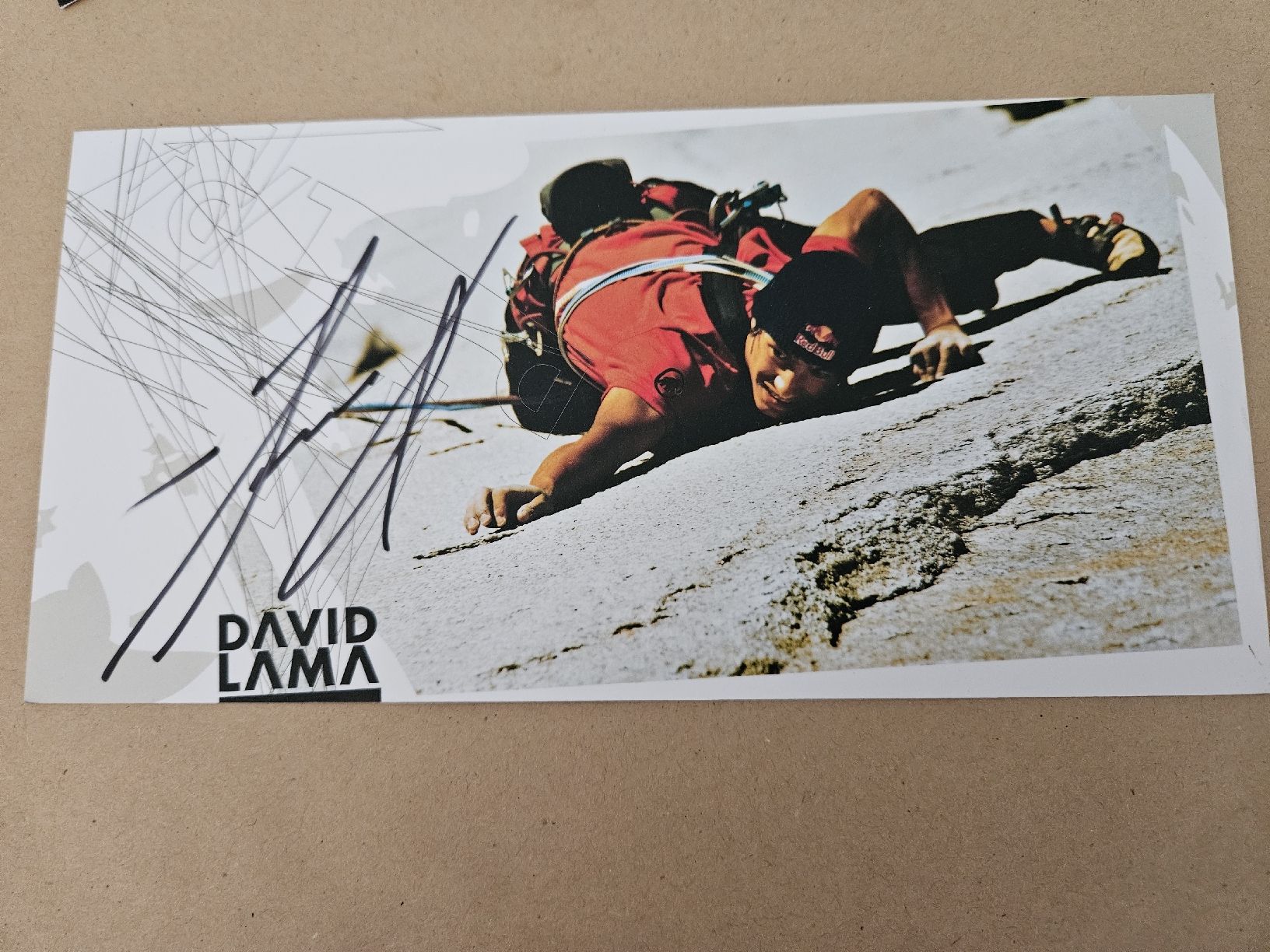 Autografi: handsignierte David Lama Autogrammkarte – Nuovo (secondo la descrizione) da Azmoos venduto da agt_gjj8