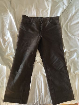 Lederhose Henson & Henson braun Grösse 36 gebraucht