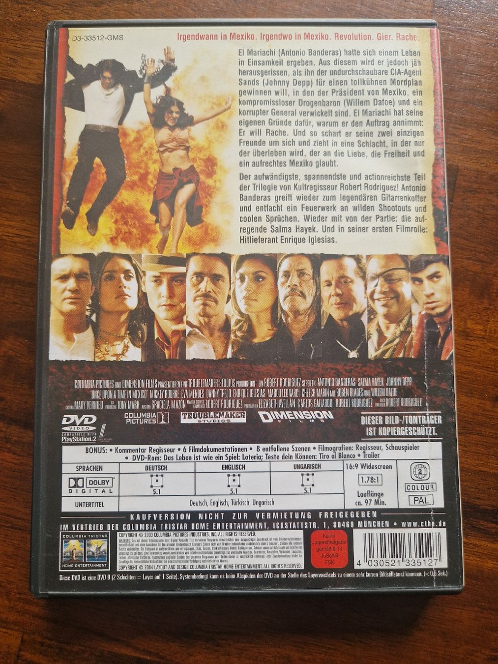 Tutti i DVDs: DVD: Irgendwann in Mexico – Usato da Emmenbrücke venduto da alexa1983 1