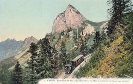 Rochers-de-Naye VD Bahn und Dent de Jaman