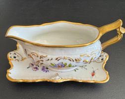 Sauciere mit Unterteller Rosenthal Sanssouci floral