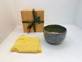 Teeschale Japan Chawan Keramik-  20. Jh. „Raku"