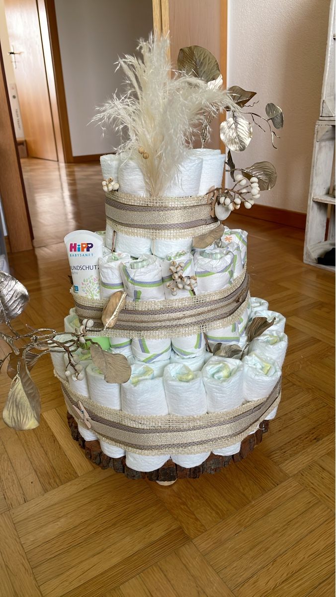 Secchi per pannolini & Pannolini: Windeltorte boho- Das perfekte Geschenk! – Nuovo e nell'imballaggio originale da Eschenbach LU venduto da aline.kaufmann