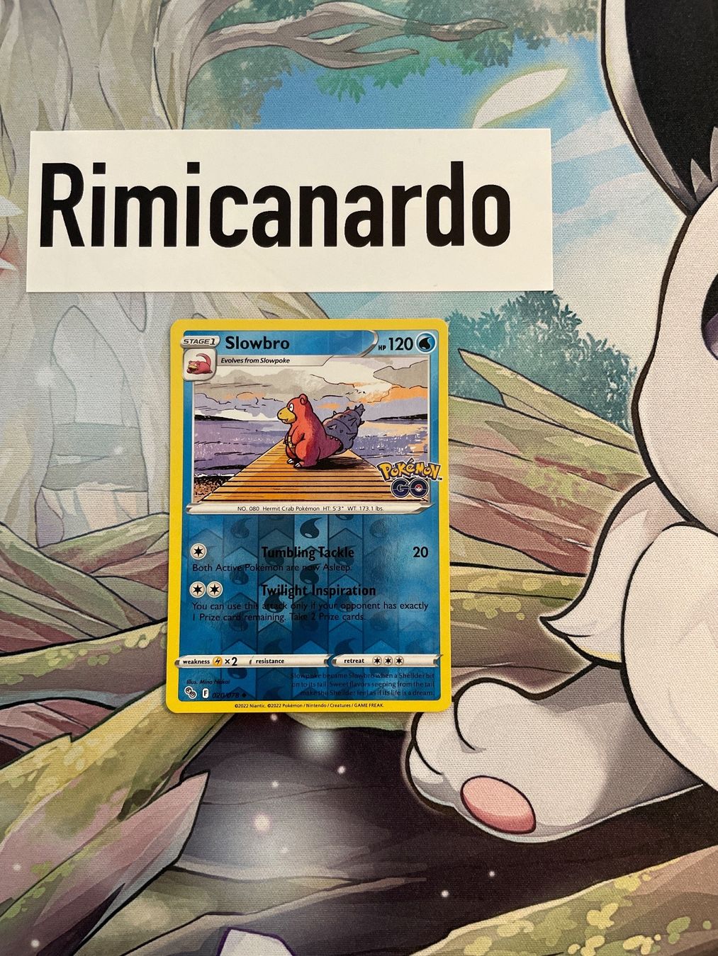 Pokémon Sammelbilder & Trading cards: Slowbro 020/078 Pokemon GO EN reverse holo – Gebraucht aus Niederweningen von rimicanardo