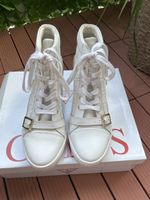 Guess High Top Sneaker mit Keilabsatz weiss sehr gut