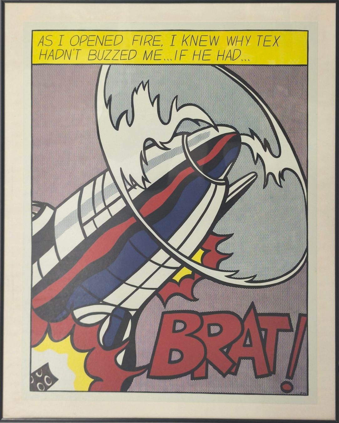 Foto & Immagini: ROY LICHTENSTEIN - AS I OPENED FIRE – Usato da Goldach venduto da Gaip 2