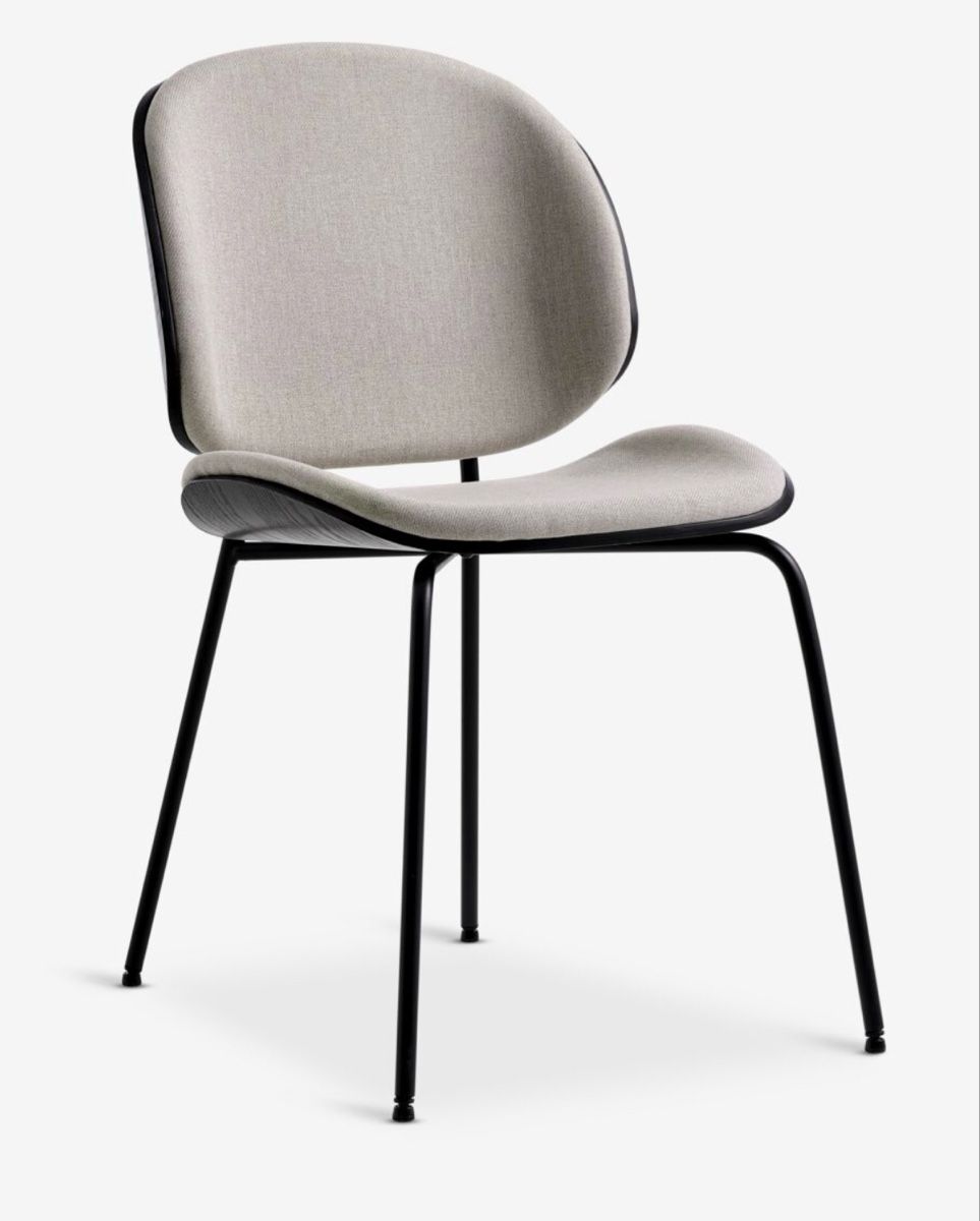 Sedie: NEU & OVP 2 Designer Esszimmerstühle TESTRUP sand/schwarz – Nuovo e nell'imballaggio originale da Latterbach venduto da manisilvan524