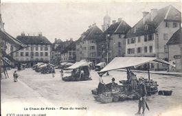 CHAUX-de-FONDS, place du marché