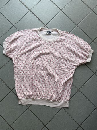 Vintage Floral Crewneck Sweatshirt - Size M - Cozy Winter Es