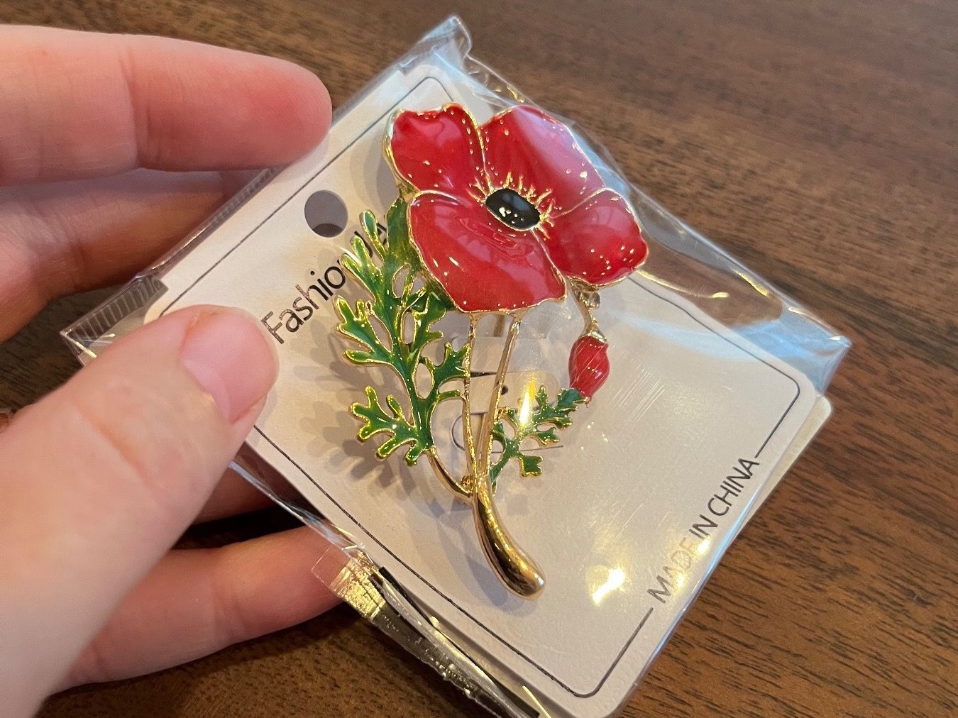 Spille & Fermagli: Mohnblumen Brosche – Nuovo e nell'imballaggio originale da Gams venduto da Mariawicca 2