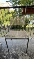 Spaghetti-Gartenstuhl Metallgestell guter Zustand
