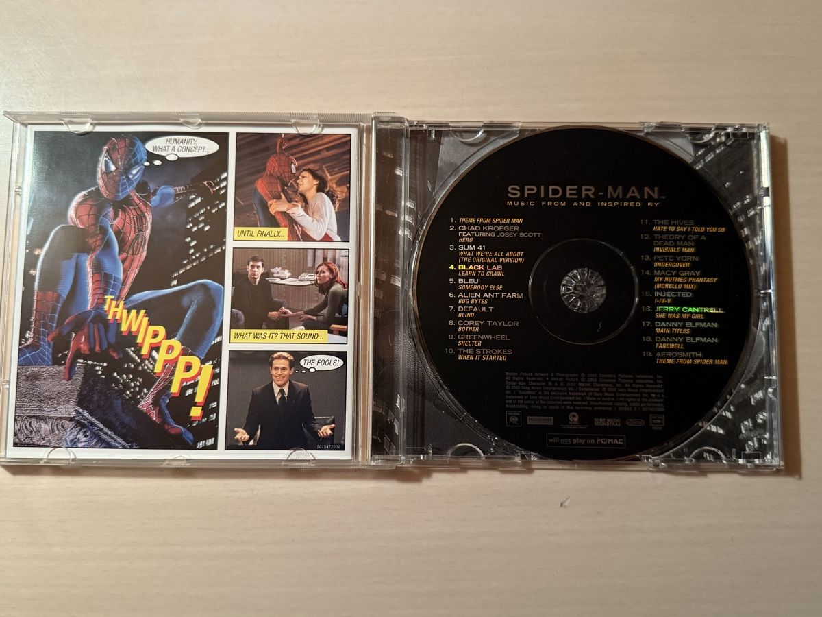 CD: Spider-Man CD - Musik From And Inspired By – Usato da Oberried Brienz venduto da Chyara 2