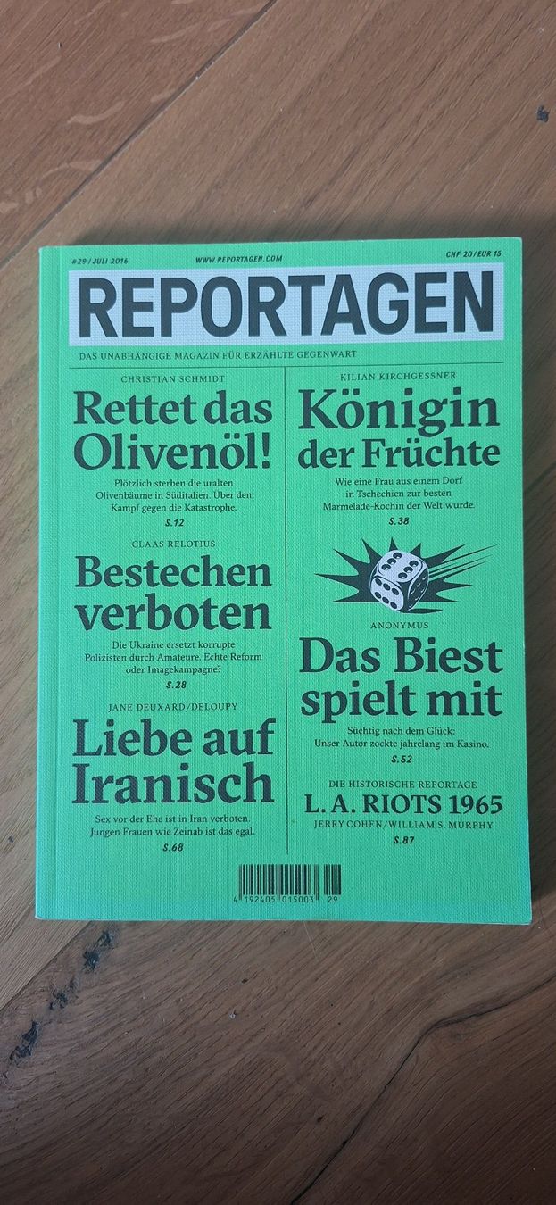 Riviste & Magazine: Reportagen #29 – Usato da Olten venduto da Ahandreina