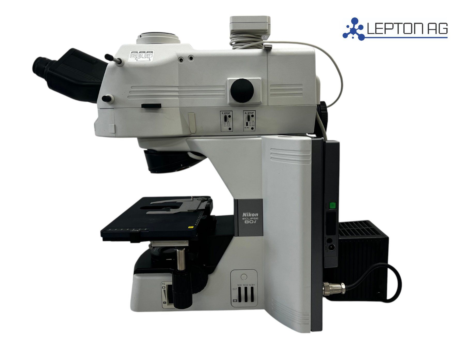 Laborzubehör: Nikon Eclipse 80i Fluorescence Microscope with DIH – Gebraucht aus Niederdorf von LeptonAG_Labor 3