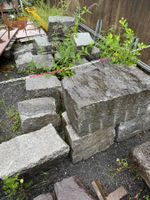 Granitsteine Kalk und Sitzsteine Blockstufen Granitfindling