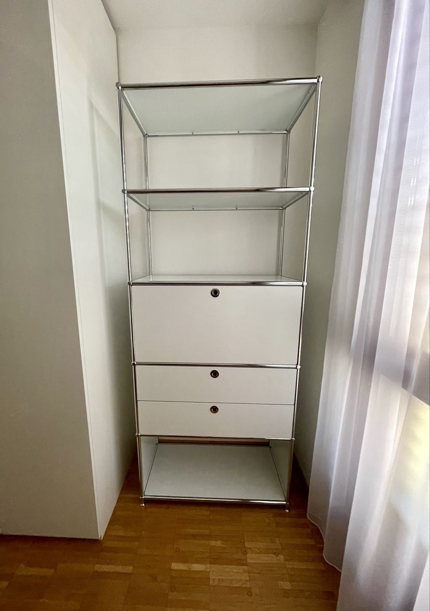 Flexcube Regale: Flexcube Highboard in weiss B 77/ T 40/ H 195 cm, neuwertig – Neu (gemäss Beschreibung) aus Hünenberg von Dominique1974