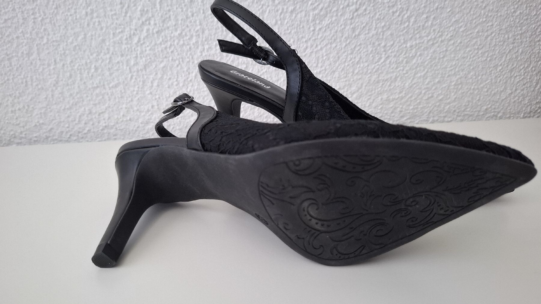 Graceland Scarpe da donna: Pumps Graceland schwarz, Grösse 38, neu – Nuovo e nell'imballaggio originale da Emmen venduto da Tigerlady 4