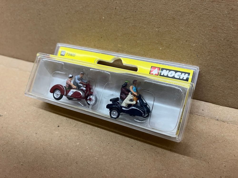 Noch Modelleisenbahnen: Noch H0 15905 Motorradfahrer, Massstab 1:87 – Neu (gemäss Beschreibung) aus Neuendorf von sitek071 1
