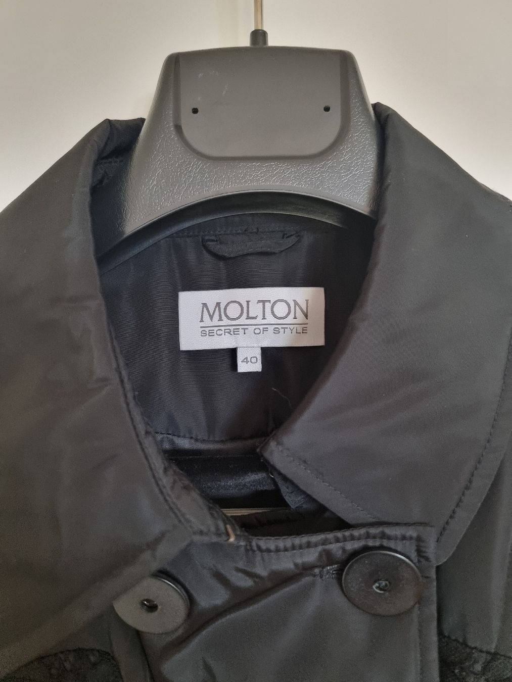 Cappotti: Molton, Black Coat, Size 40, Fall/ Spring Season – Nuovo (secondo la descrizione) da Dietlikon venduto da kas_8yyy 3