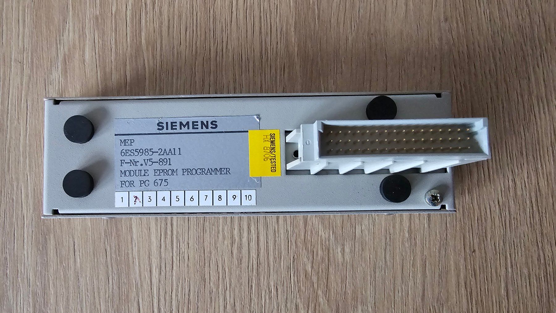 Siemens Componenti elettronici: Siemens EPROM Programmierer Modul f. PG 675 – Usato da Boniswil venduto da LakeSide_Boniswil 1