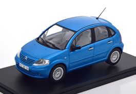 Citroën C3 Exclusive Phase I 2002-2005 hellblau met.    1:24